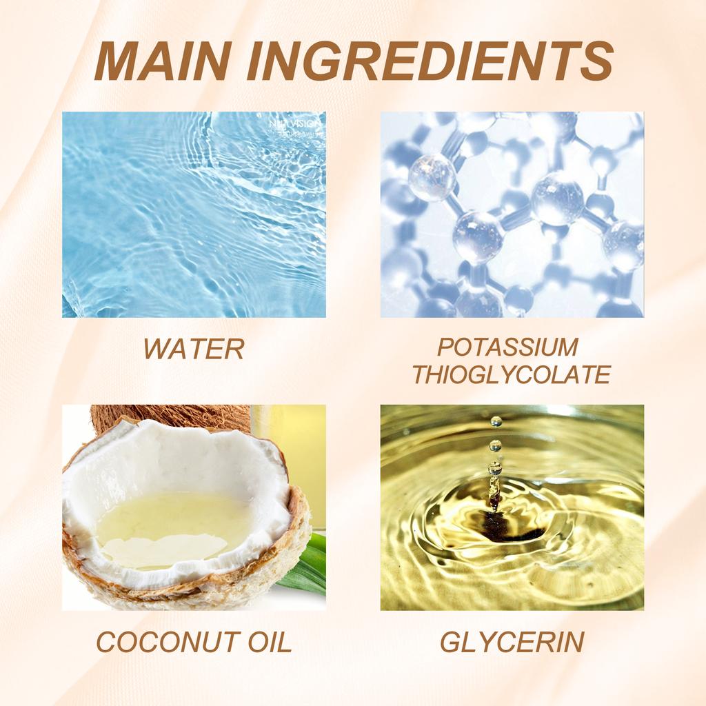 Kokosový depilační krém Jemná nedráždivá osvěžující depilace Chloupky v podpaží Chloupky na rukou a nohou