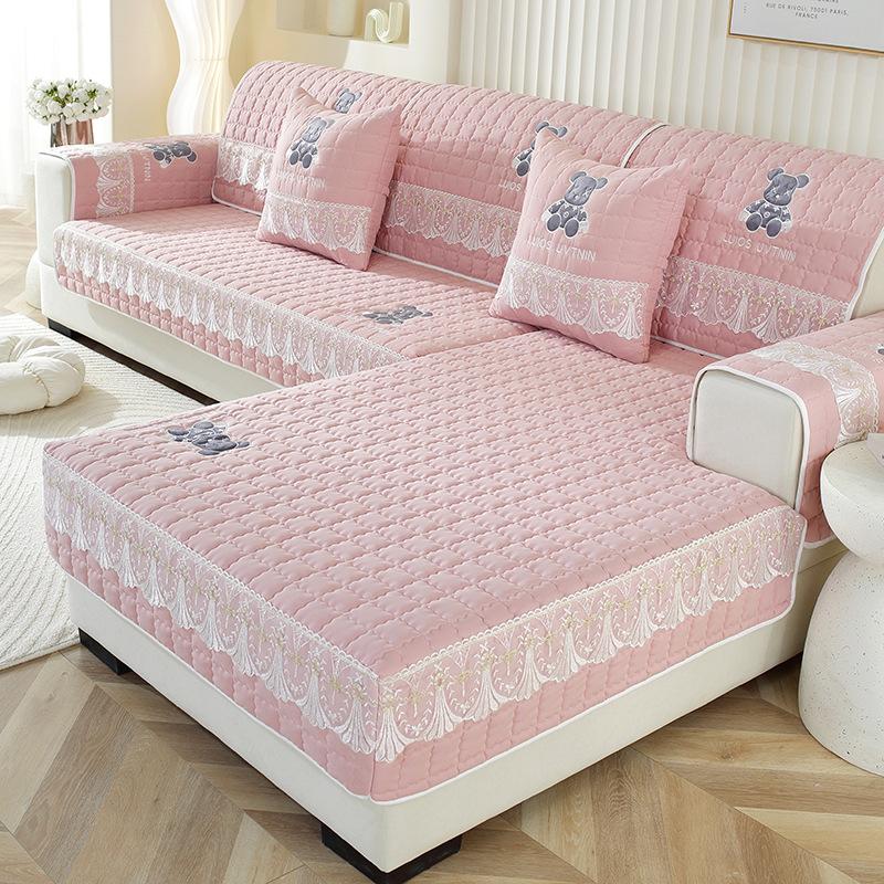 

Универсальная нескользящая утолщенная диванная подушка с вышивкой, простой модный чехол для дивана, детский слинг 70*70cm