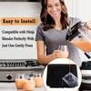 Pour Spout Cover Replacement Compatible with Ninja Blender Lid 72oz, Spout Cover Lid Flap for Ninja Blender Square Top Pitcher, Fit for BL660 BL740