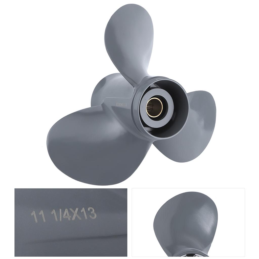 Propellerwechsel Außenborderpropeller 13 Keilzahn 3 Blätter 58130‑ZV5‑000ZA 11 1/4 X 13 Passend für Honda 35‑60PS