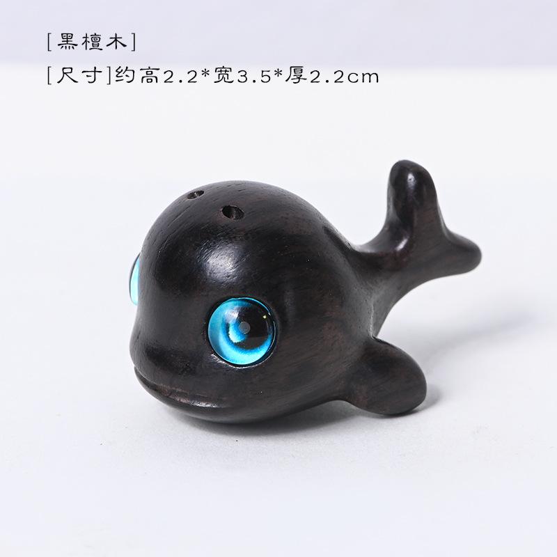Cute Cartoon Wooden Carved Small Dolphin Statue Ornament DIY Keychain Pendant Accessories Kids Event Souvenirs funny gifts