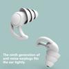 1 Paire Bouchons d'Oreilles en Silicone Réduction du Bruit Lavables Imperméables Doux Réutilisables Protection Auditive Concerts Travail Étude Sommeil Bouchons d'Oreilles Silencieux