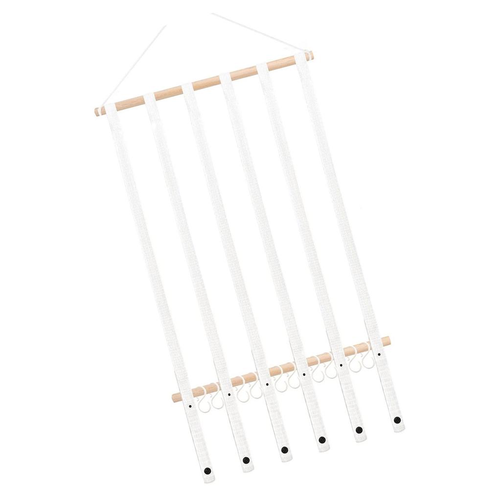 Wall Mounted Hair Accessory Storage Organiser 10 Snap Clips For Girls Room Decoration Hair Accessories Hanger