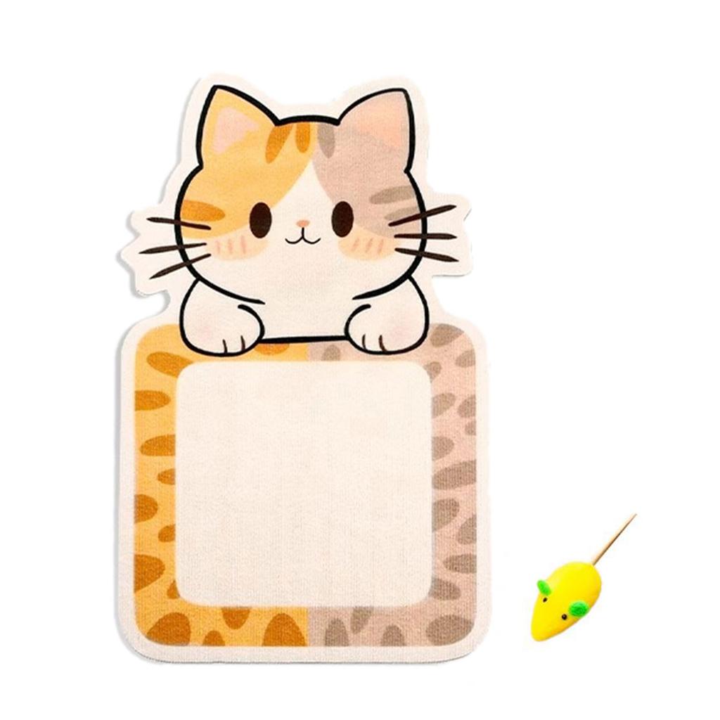 Durable Felt Cat Scratching Pad Wall Mounted Self Adhesive Furniture Protector No Shedding Design