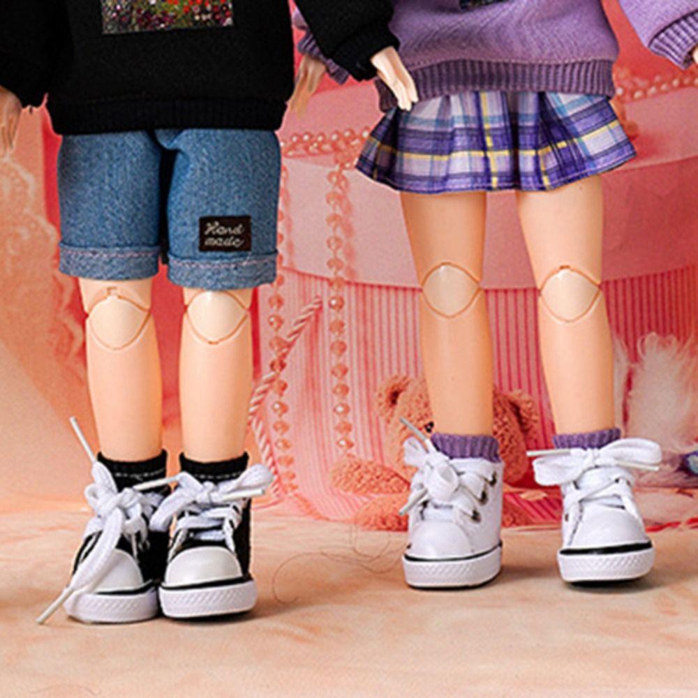 1 Pair DIY 1/6 Scale Mini Sneakers Mini Doll Sneakers Mini Casual Shoes  Children Toy