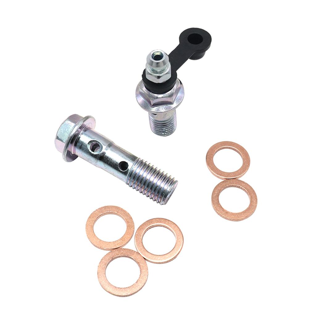 10 Pcs Motorcycle Brake Caliper Banjo Bolts Screws with Washers Stainless Steel Brake Banjo Bolts Motorcycle Accessories