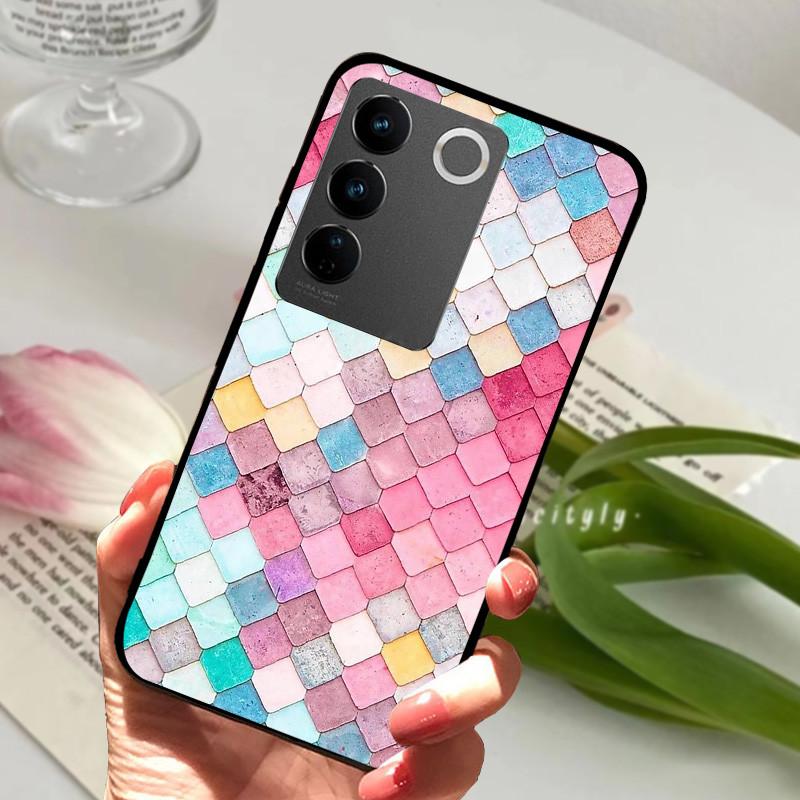 For Vivo V2230 V27 Pro 5G Case Popular Animal Cool Soft Back Protective Cover For Vivo V2237 V27e VivoV27 V 27 E Phone Bag Case