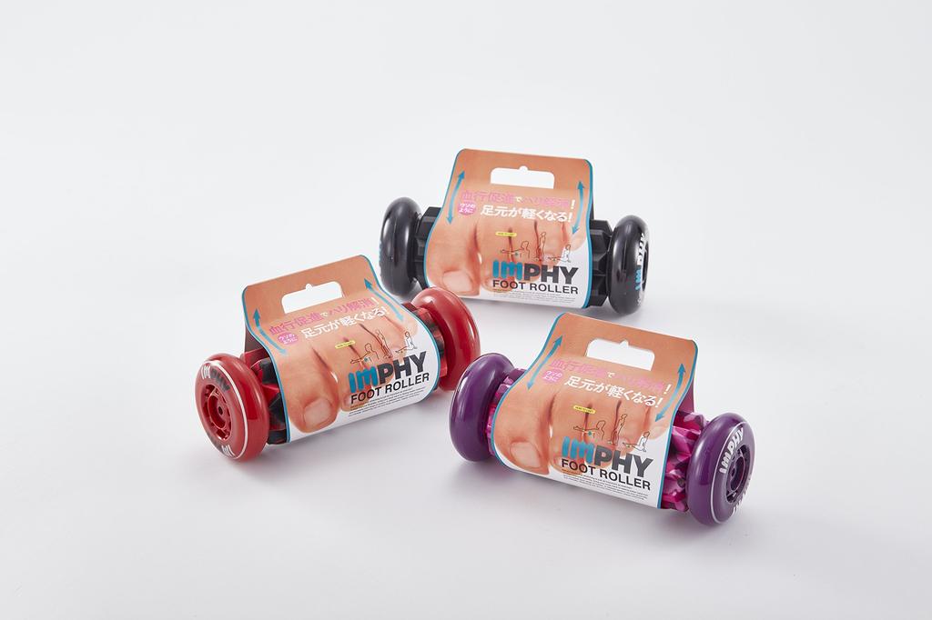 IMPHY Myofasziale Entspannung Fußrolle [Originalprodukt] (Schwarz)