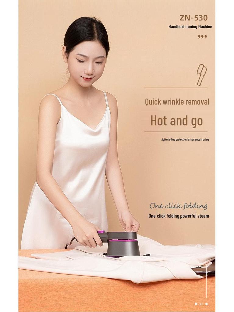 Compact Dual-Use Handheld Garment Steamer & Iron for Dry/Wet Use - Portable Electric Clothes Steamer