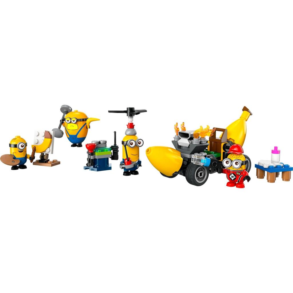 LEGO Minion Minion and Banana Car Toy Present Birthday Block Educational Christmas Girls Boys Children 6 Years Old 7 Years Old 8 Years Old 9 Years Old
