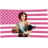 Chappell Roan Tapestry Pink Star Striped Flag Poster Easy to Hang Perfect for Dorm Room Man Cave  Outdoor Party Decor