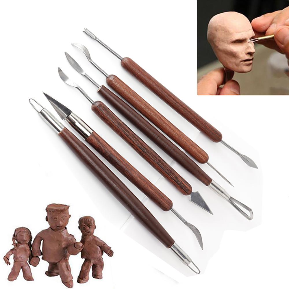 Wax Carving With Wooden Handle Sculpting Tools Pottery Tools Crafts  Making Tools Sculpture Knives