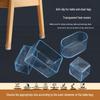 Transparent Non-slip Rubber Chair Leg Caps for Wood Floors