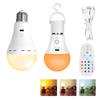 1 Set Rechargeable Smart Dimmable E27 Bulbs With Timing Cordless Battery Operated Light Bulb Rgb/3 Color Usb Led Lamp Bulb