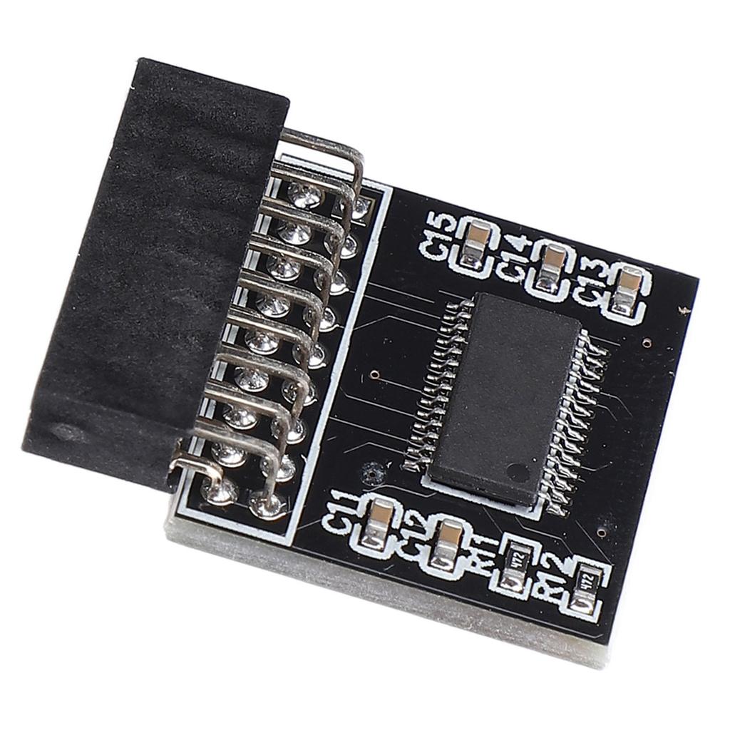 TPM 2.0 Encryption Security Module Motherboard TPM 2.0 LPC 18 Pin Module Remote Card Replacement for Win 10 11