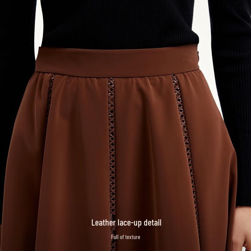Veromoda Elegant A-Line Midi Skirt