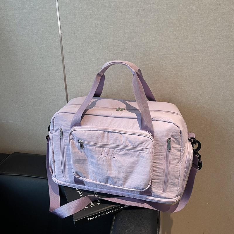 Dry And Wet Separate Gym Bag Large Capacity Travel Bag With Separate Shoe Bin Sports Bag Women's Portable Crossbody Bag