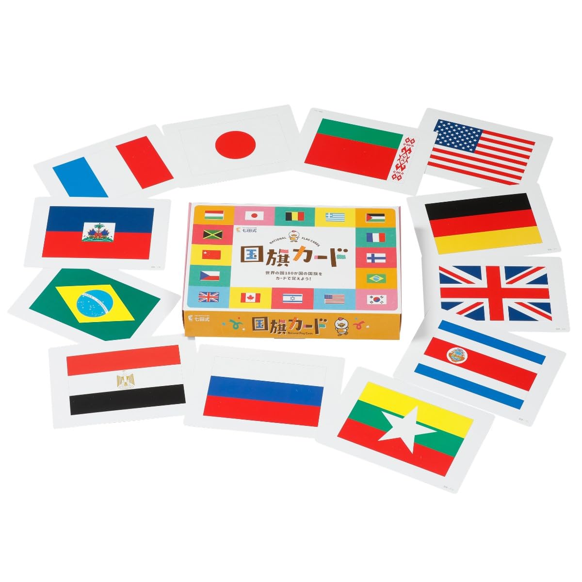 

World Flags Flash Cards Set - Learn Flags of 180 Countries