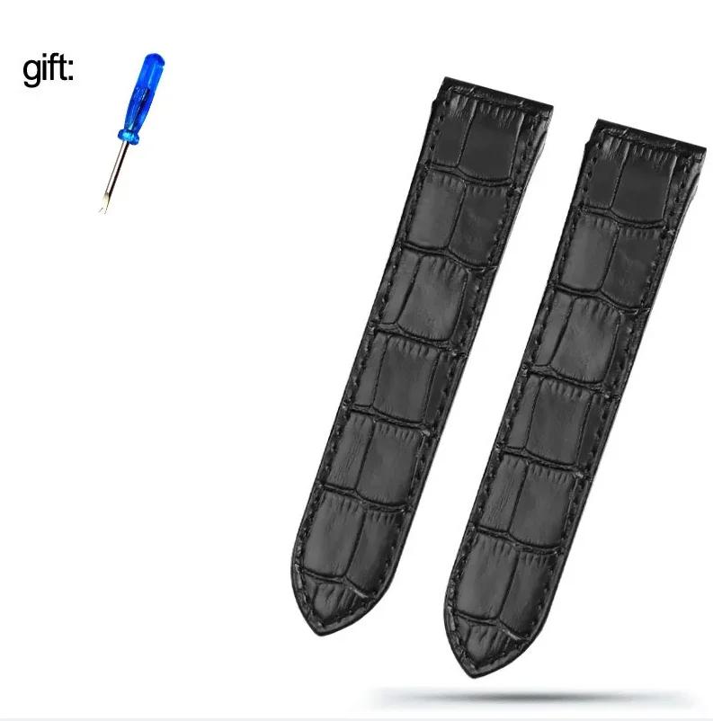 

Watch Band For Cartier Santos 100 Men Women High Quality Cowhide Straps Folding Buckle Genuine Leather Watchband 20mm 23mm 23mm
