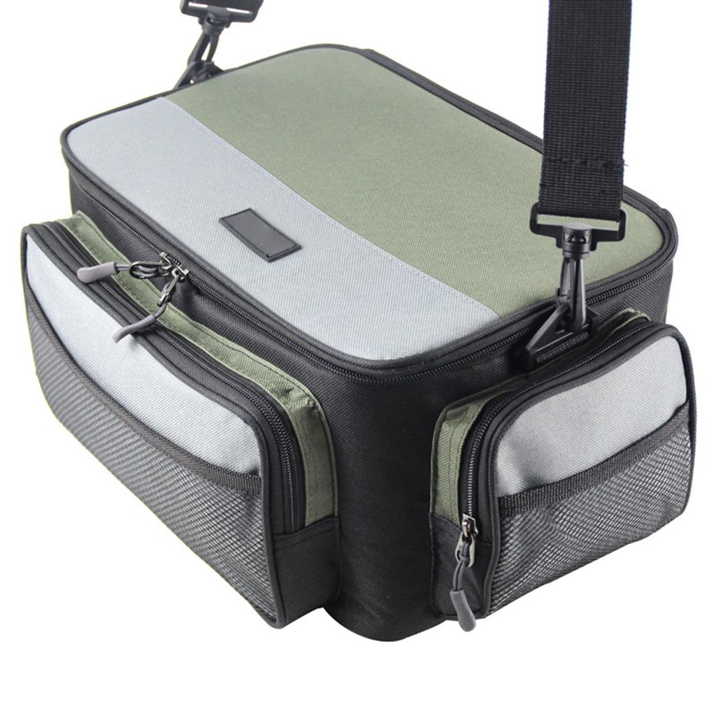 Outdoor Fishing Tackle Bag Backpack Waterproof Multipockets Fishing Gear Storage Bag Large Capacity Pouch Durable
