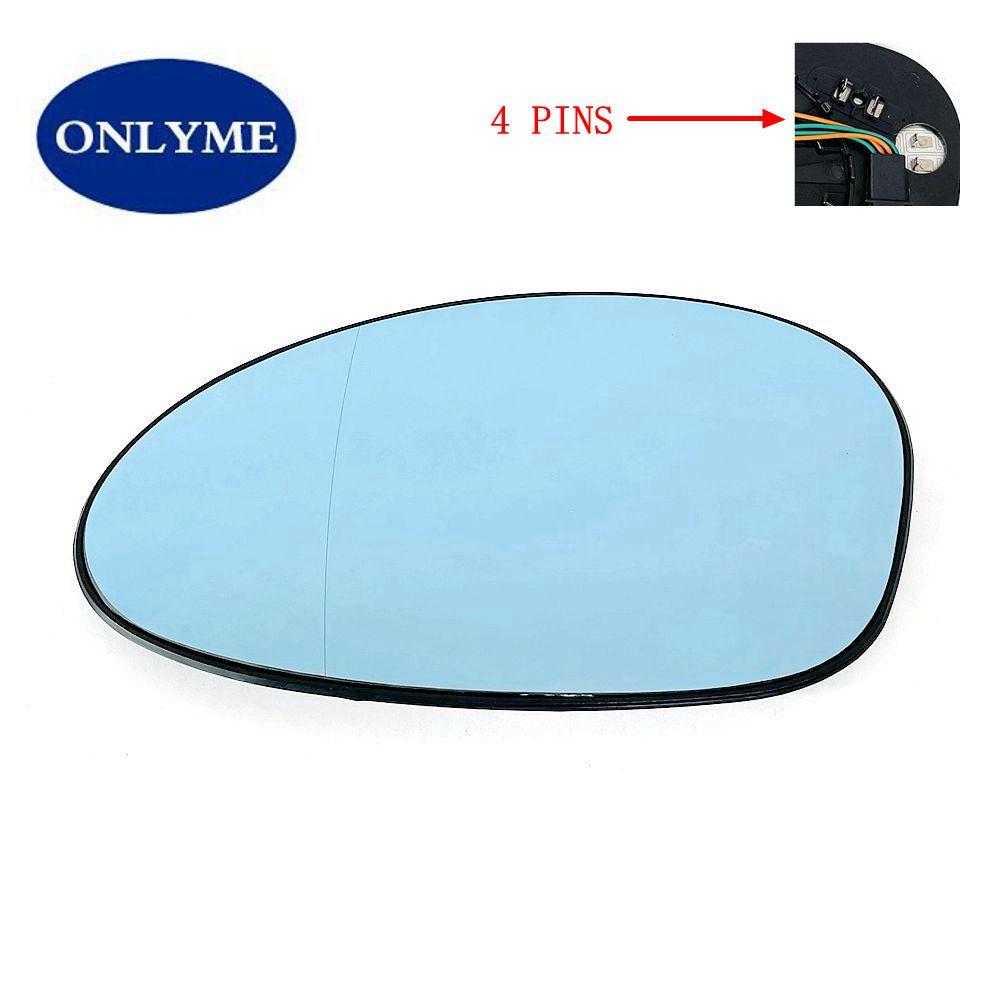 Bilspegelglas Blått Vidvinkel Uppvärmt 4 P / 2 P För Bmw Serie 1 , 3 E90 E91 E92 E93 E87 E88 E46 2004 05 06 07 08 09