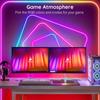 150 FT RGB neon light strip controlled app and remote control Waterproof Music Sync Color Changing Rope for Bedroom Living Game