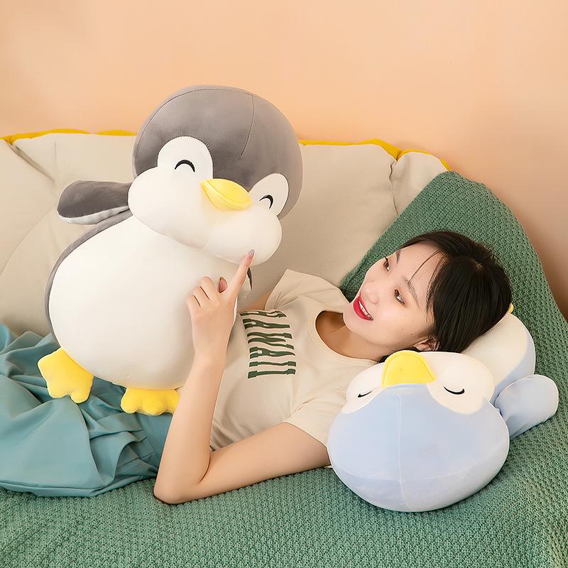 Cute Penguin Plush Pillow Toy - Oceanarium Souvenir for Children