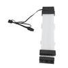 24 Pin ATX RGB Power Extension Cable Support 5V 3 Pin Synchronized 18AWG ARGB PSU Cable for E ATX Motherboard Connector