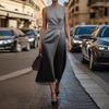 Sleeveless  Boho Dress For Women Casual Loose Fit Summer Sundress Print Dress