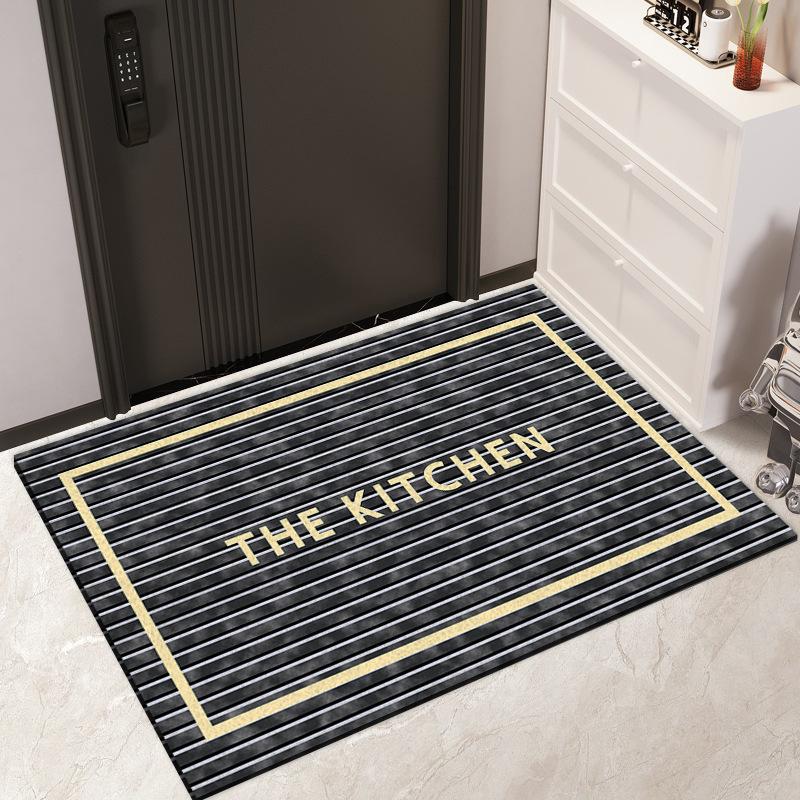 Light Luxury Simple Carpet Entry Door Thickened Silk Floor Mat Can Be Cut Into The Door Home Foot Mat Dirty Wear-resistant Door Mat