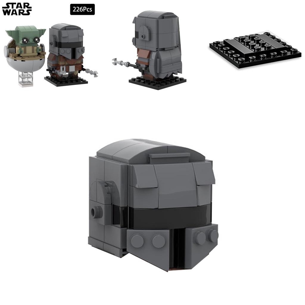 Star Wars 75317 Building Blocks Model Action Figure Collection Set With Mandalorian Baby Yoda
