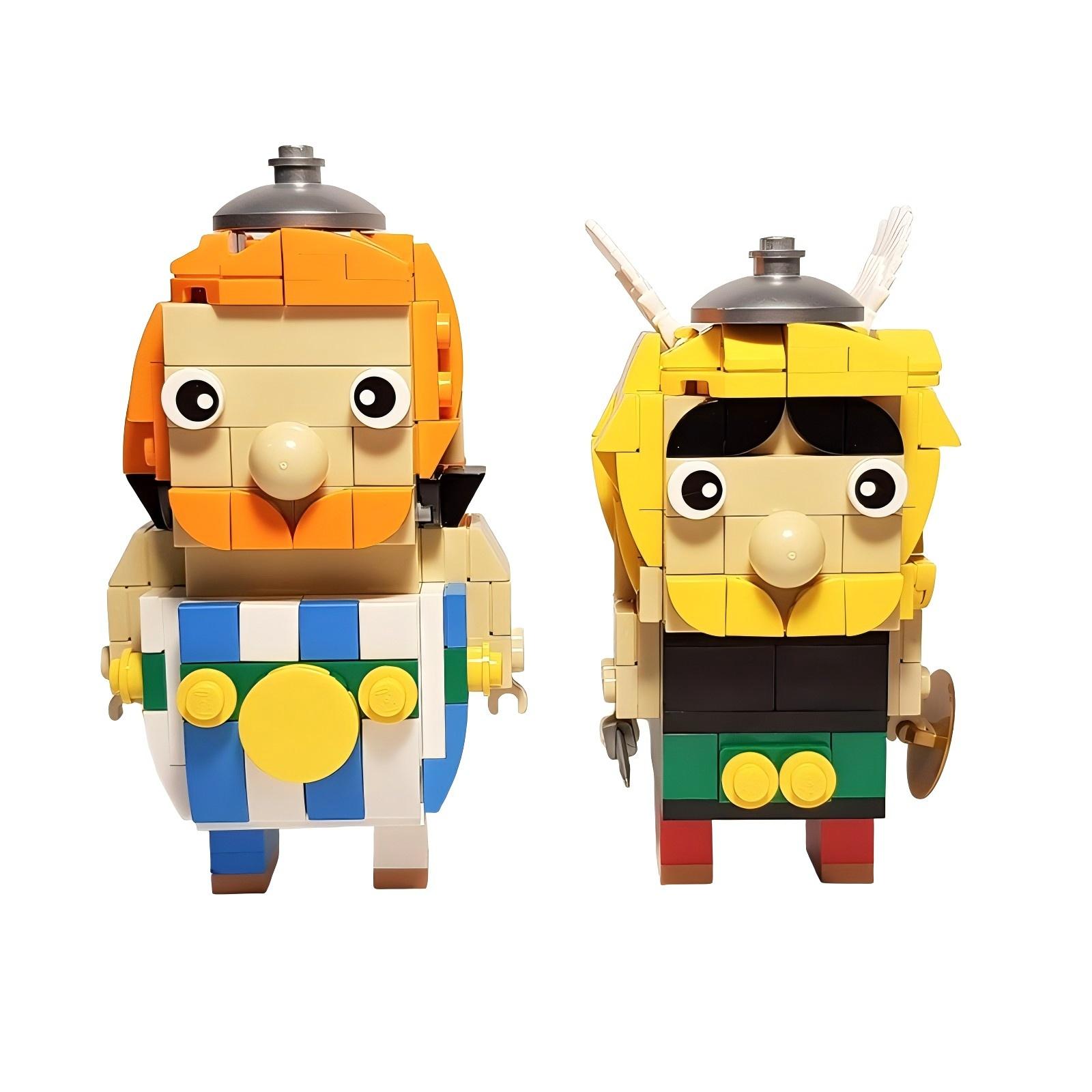 

Горячая Игра Роль Комикс Персонаж Строительные Блоки MOC Астор Галлы Герои Астерикс и Обеликс Модель Детская Игрушка Подарок на День Рождения
