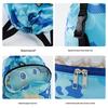 Children's Waterproof Cartoon Sports Beach Backpack with Dry/Wet Separation