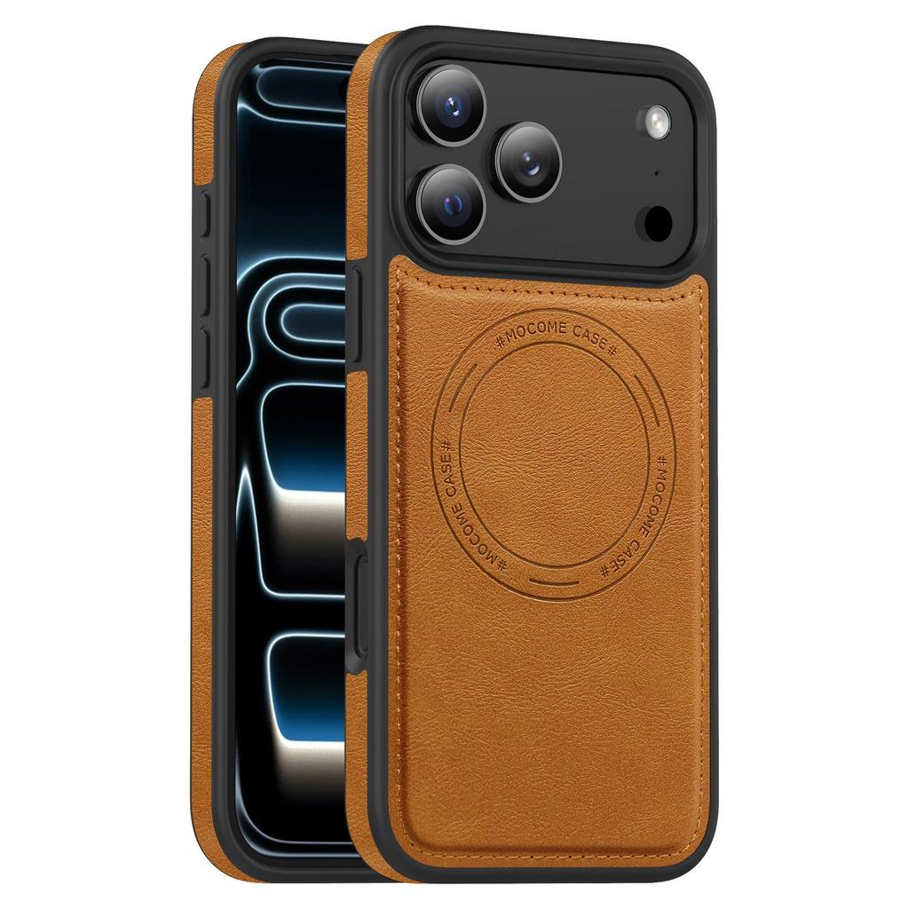 iPhone 17 Pro Max Premium Leather Magnetic Anti-Drop Full Coverage Case