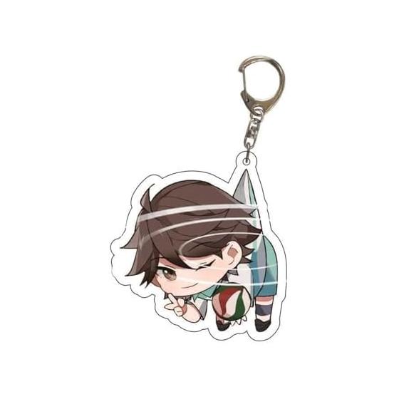 [KuaYu] Shoyo Hinata Takashi Sugawara Hotaru Tsukishima Keychain Hanging Decoration Set of 5 Bag Decoration Bag Decoration Mobile Phone Moe Goods