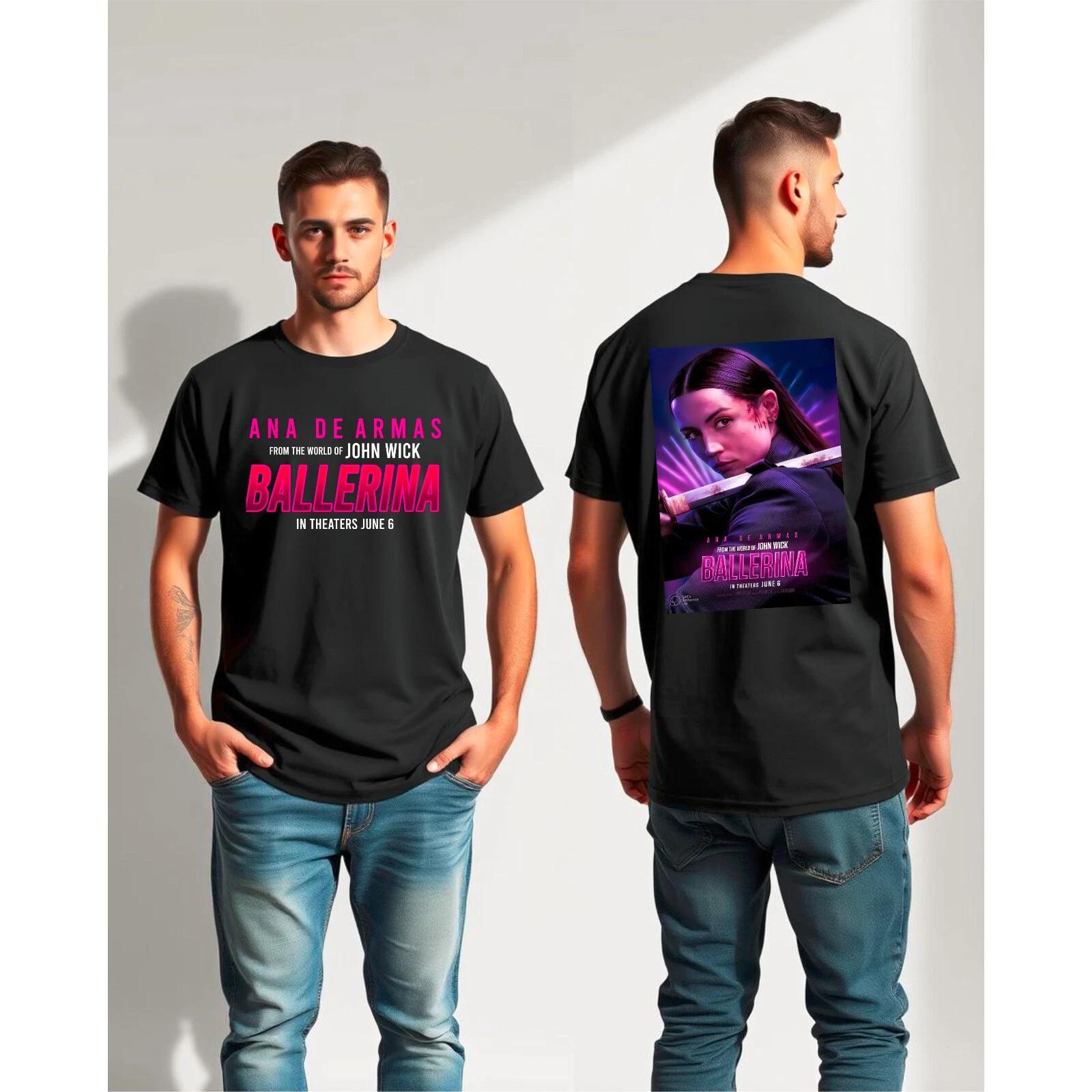Ballerina From The World Of John Wick Movie 2025 Ana De Armas Fan T-Shirt S