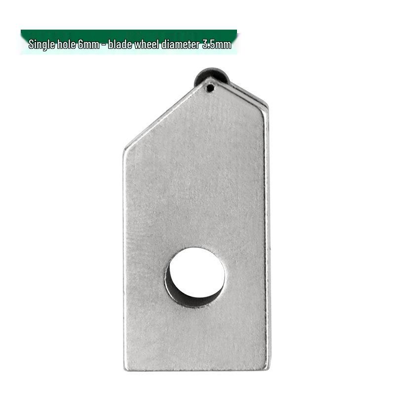 Adjustable Wine Bottle Glass Cutter with Single/Double Hole Cutting Head 6mm Single Hole Cutter Head