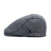 Beret Men's Casual Solid Color Cap Forward Cap Adjustable Hat