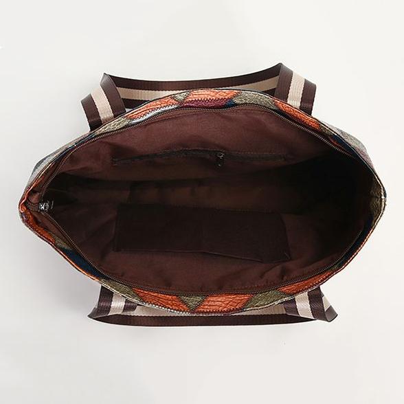 WTEMPO Retro Fashion Bestselling Soft Faux Leather Single Shoulder Bag High-end Versatile Women's Color-blocking Crossbody Tote Bags