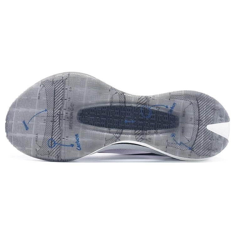Li Ning Shadow 1.0 Cushioning Slip Resistant Breathable Low top Shadow 1.0 Women's Light Smoke Gray ARRS010-2