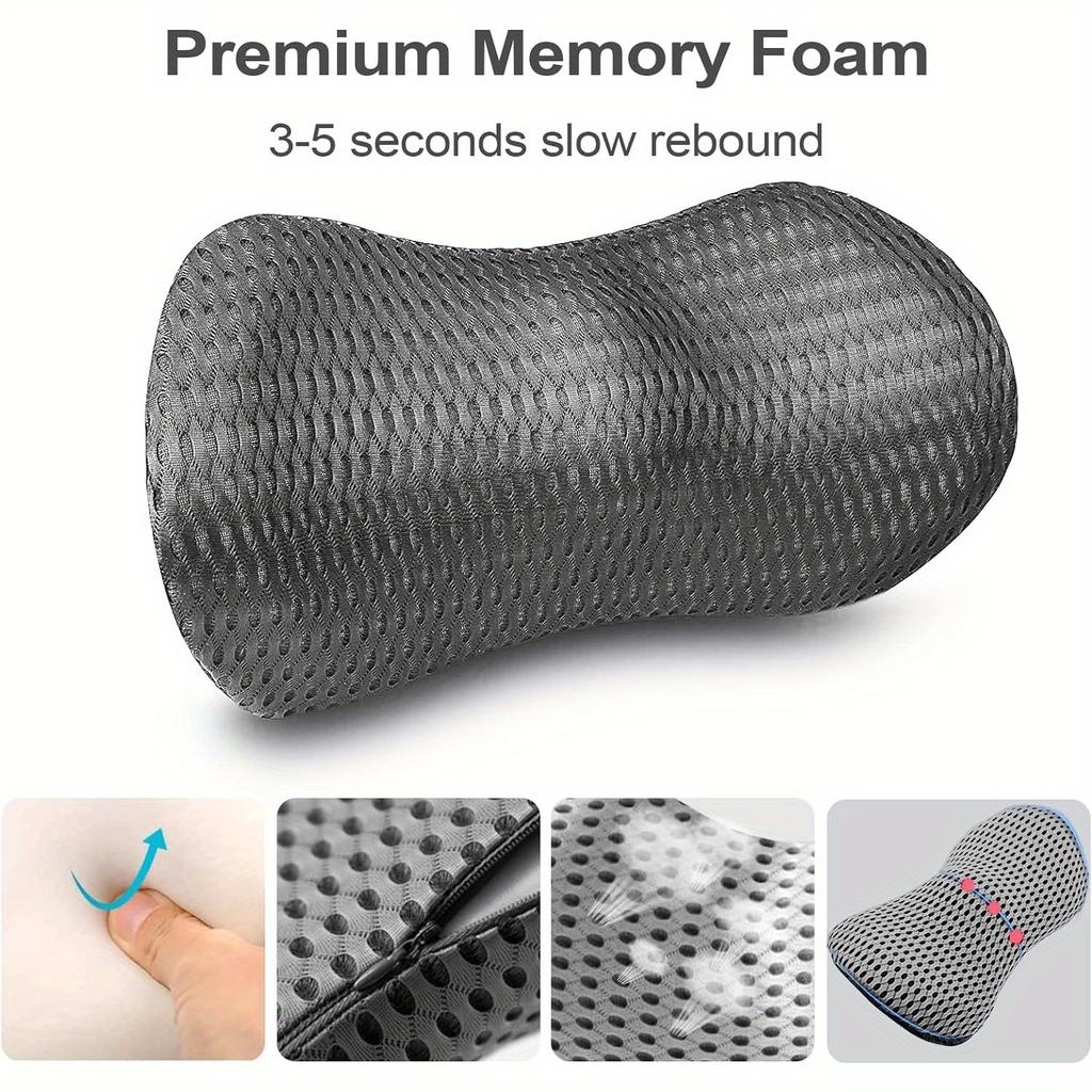 One Lumbar Support Cushion, a Waist Pillow Designed for Lower Back Relief,Comfortable Backrest for Office Chairs And Car Seats
