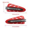 1 Pair Motorcycle Hand Guard Motorbike Turn Signal Light DRL Indicator Cover 7/8" 22mm Dirt Bike Handguard