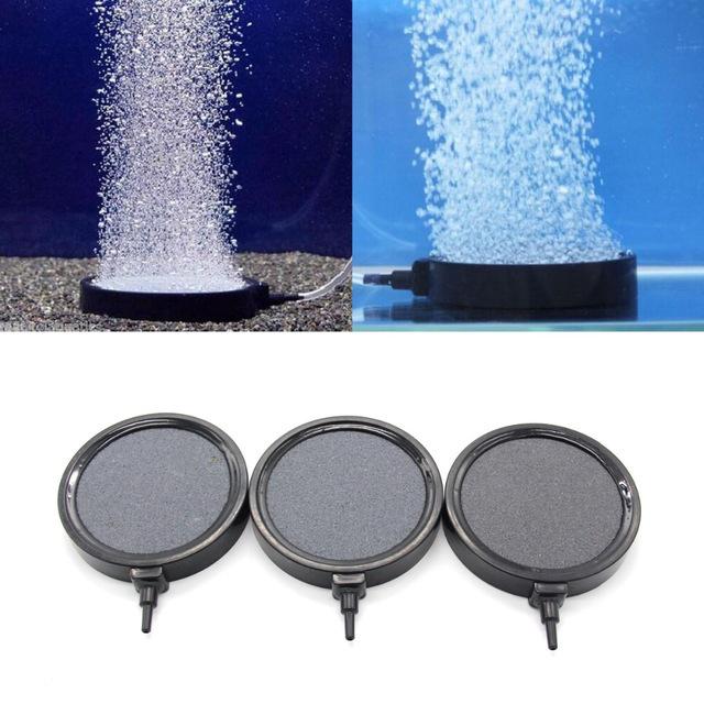 

High-Temperature Sintered Air Stone Disc for Aquarium Oxygen Pumps 10CM (with black edge)