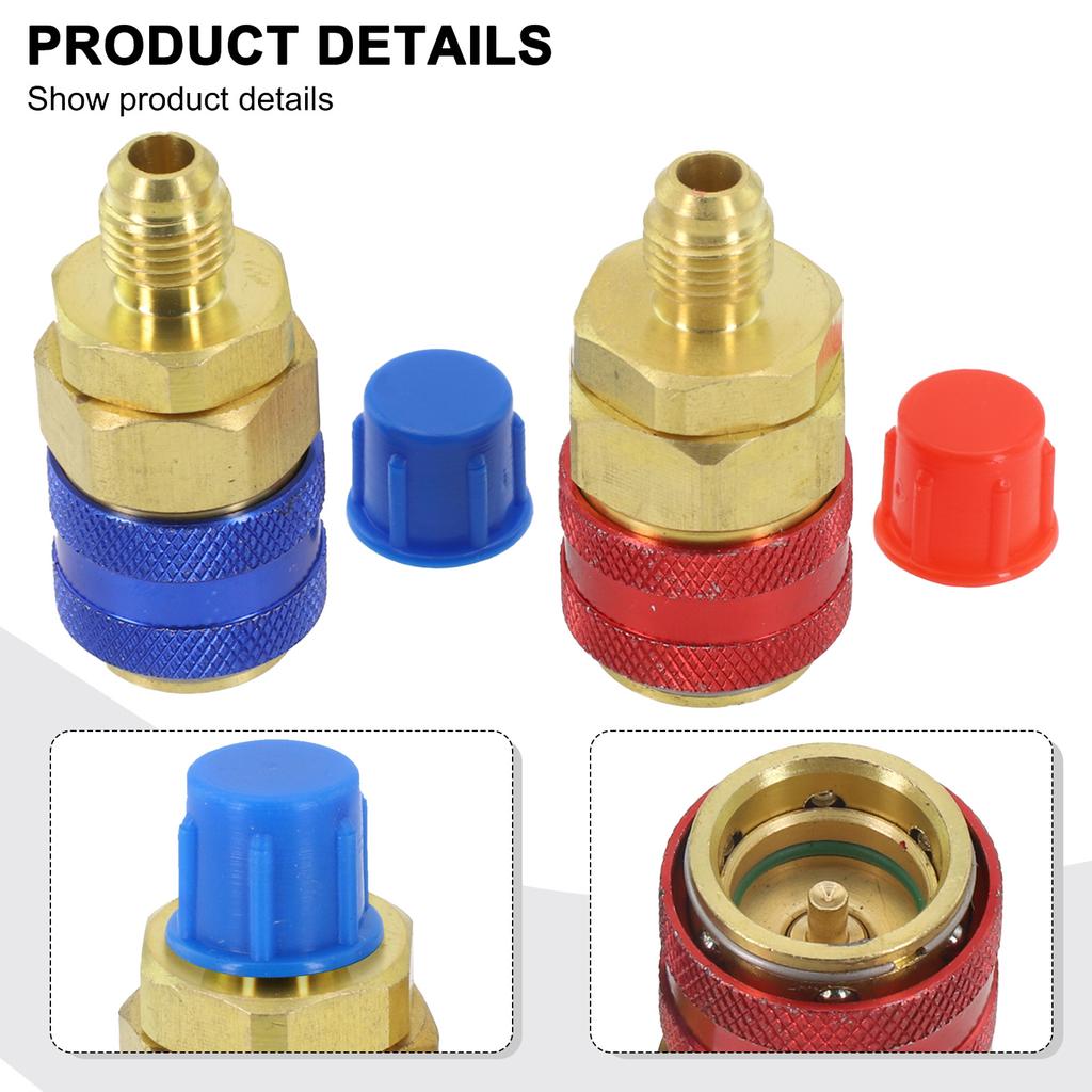 Solid Brass Construction Air Conditioning Adapter Quick Connect Air Conditioning Adapter Specifications Package Content