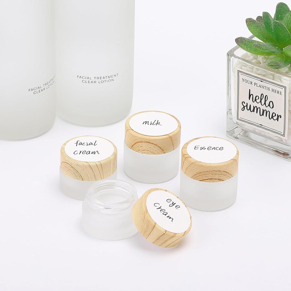 10 Sheets(540 Pieces) Round Blank Sticker Labels 1.2 Inch, Removable White Labels Stickers Dots Waterproof Labels Container Labels for Organizing