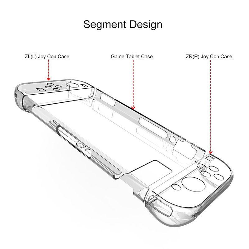 Transparente Schutzhülle für Nintendo Switch gegen Staub