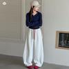 Girls' Autumn 2026 Color Block Wide-Leg Sweatpants - Casual Sports Pants for Middle & Older Children
