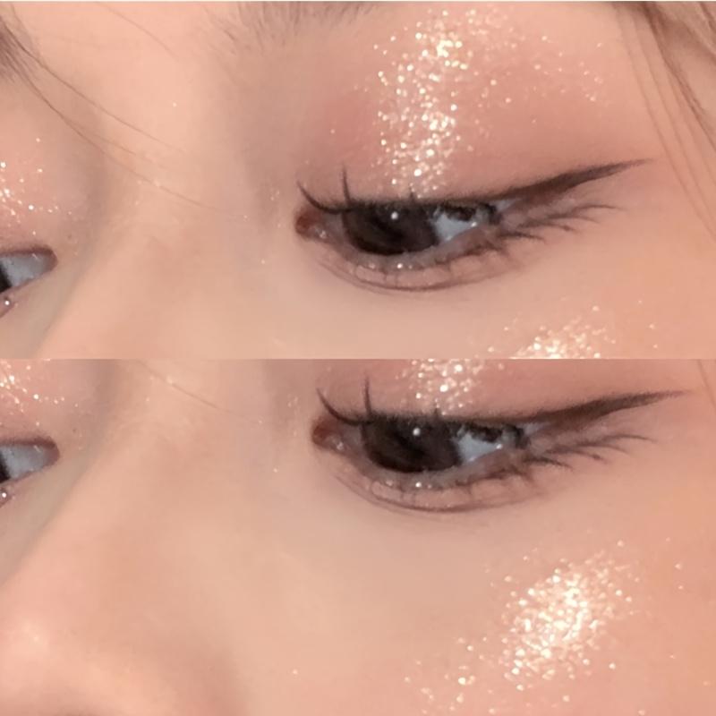 Light Bulb Plan eyeshadow, sparkling pearlescent sequin, long-lasting and colorless monochromatic eyeshadow.