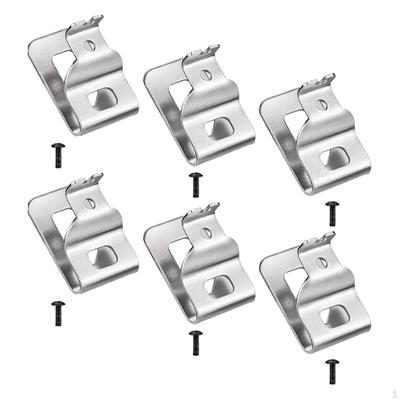 6x Ersatz Gürtel Clip Haken Edelstahl Elektrische Bohrer Liefert für N268241 Zubehör