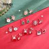 Higu S925 Silver Christmas Series Stud Earrings - Sweet & Lovely 